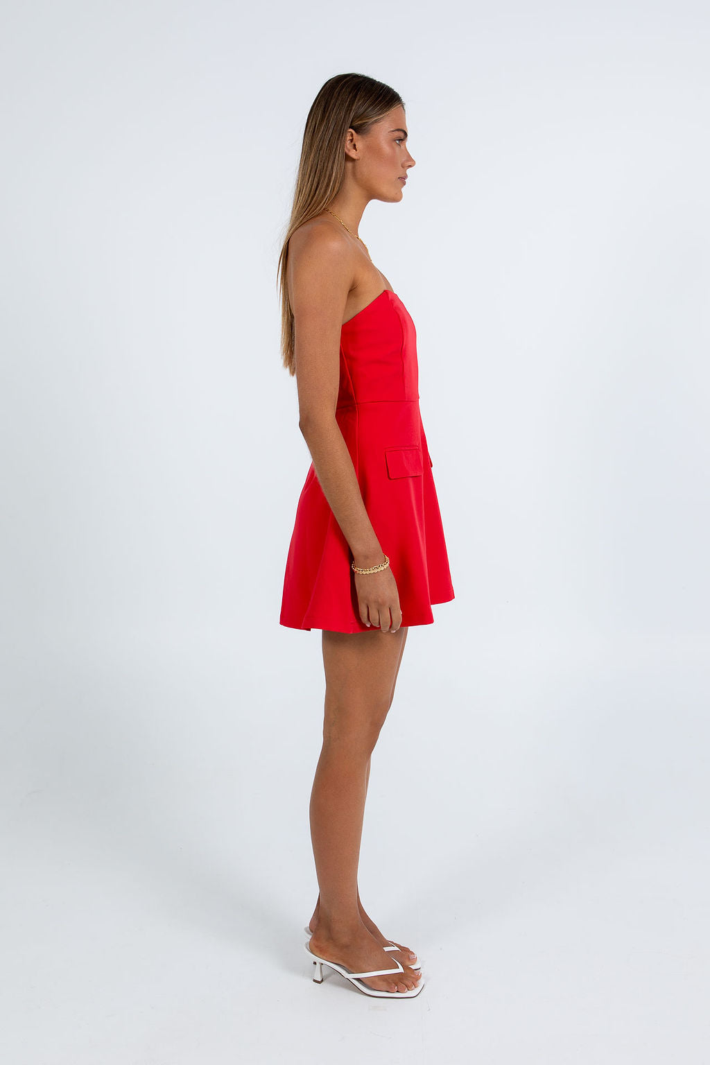 Annalise Mini Dress - Red