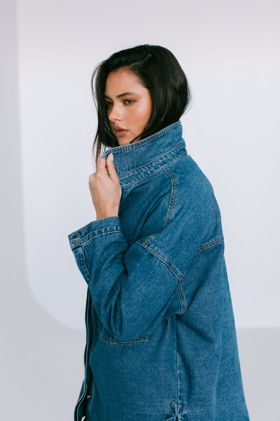 Ilou Denim Shirt Dark Blue Wash