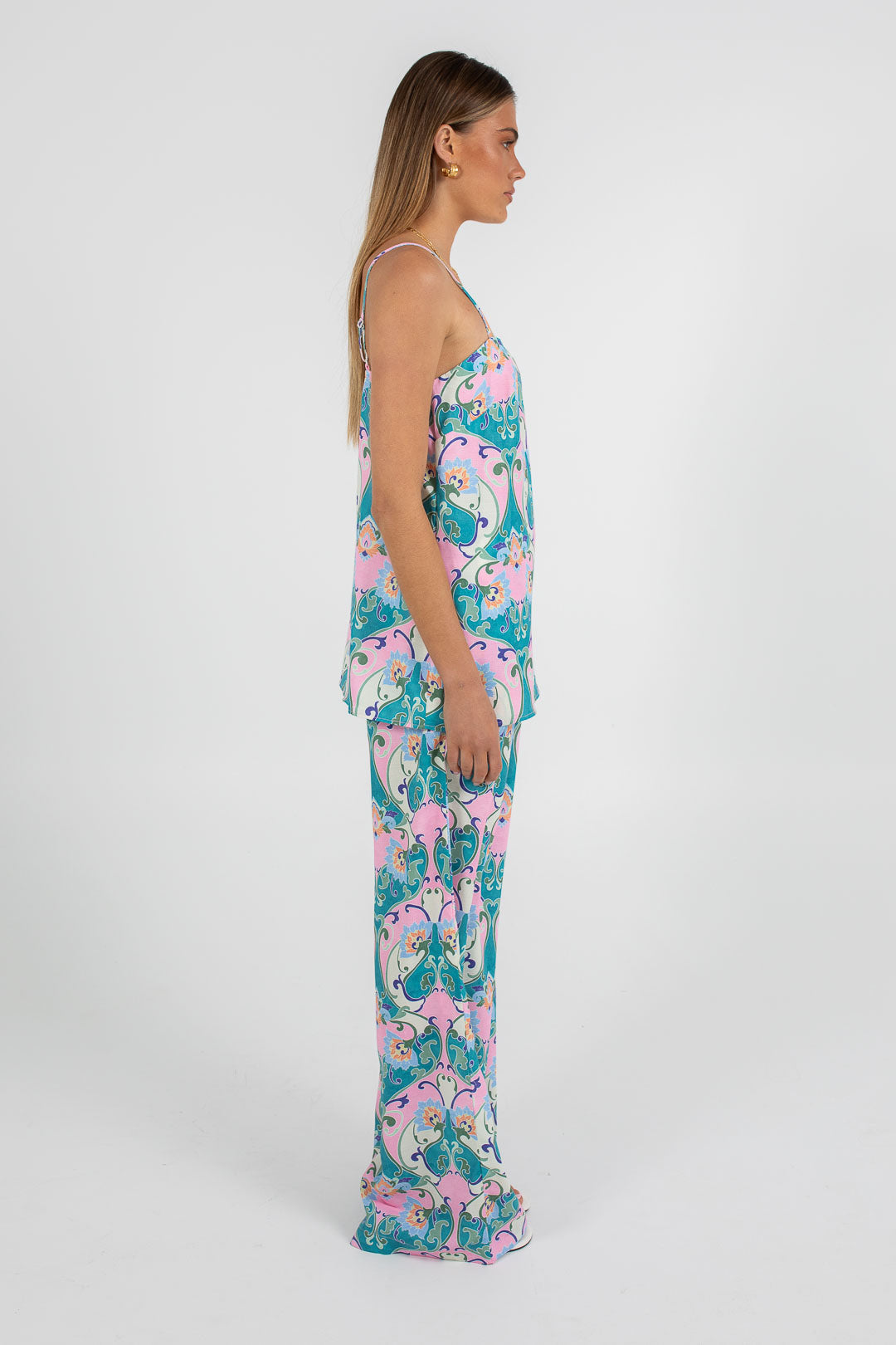 Viola Top Charm Print