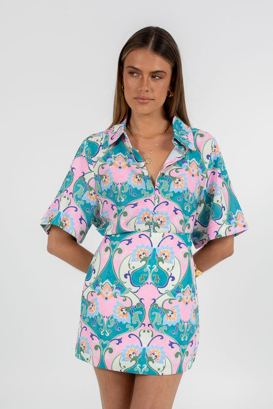 Rhodes Skirt - Charm Print