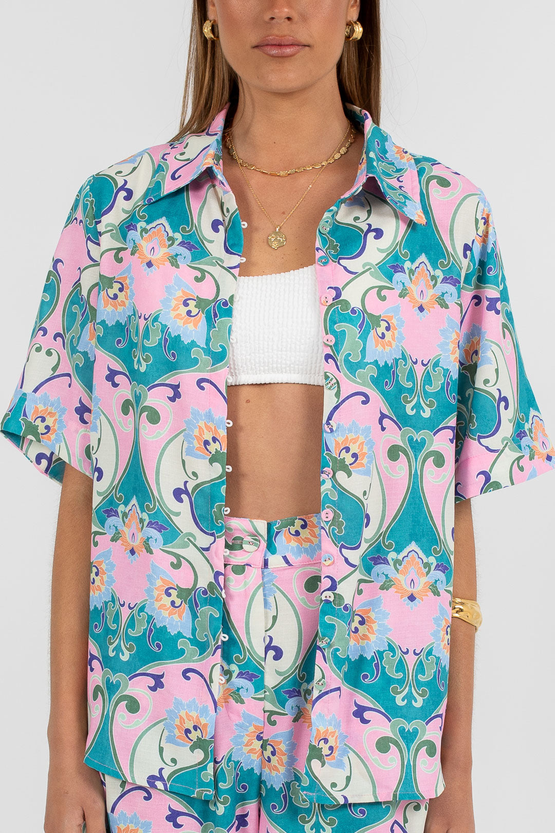 Taman Shirt Charm Print