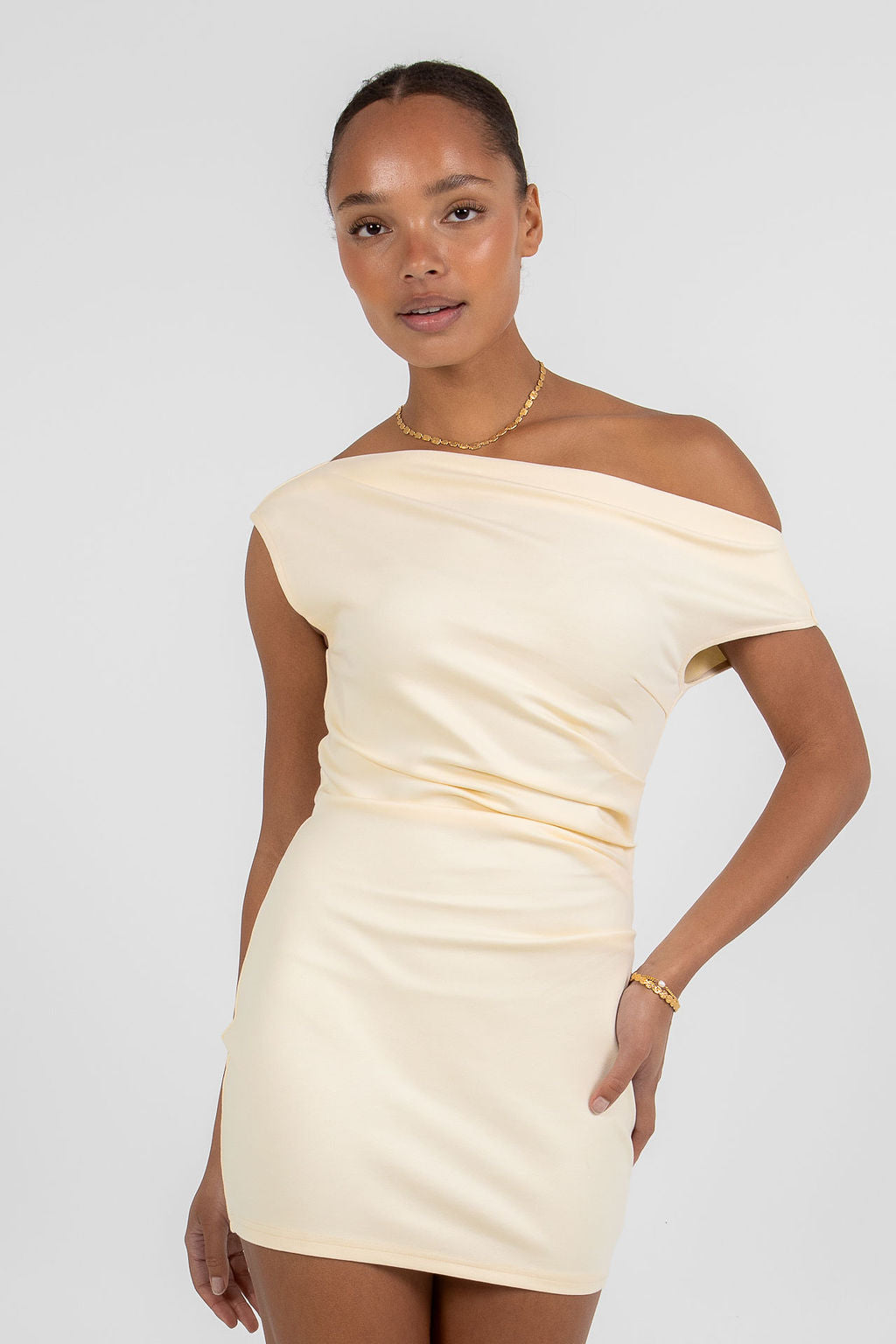 Brydie Mini Dress - Butter
