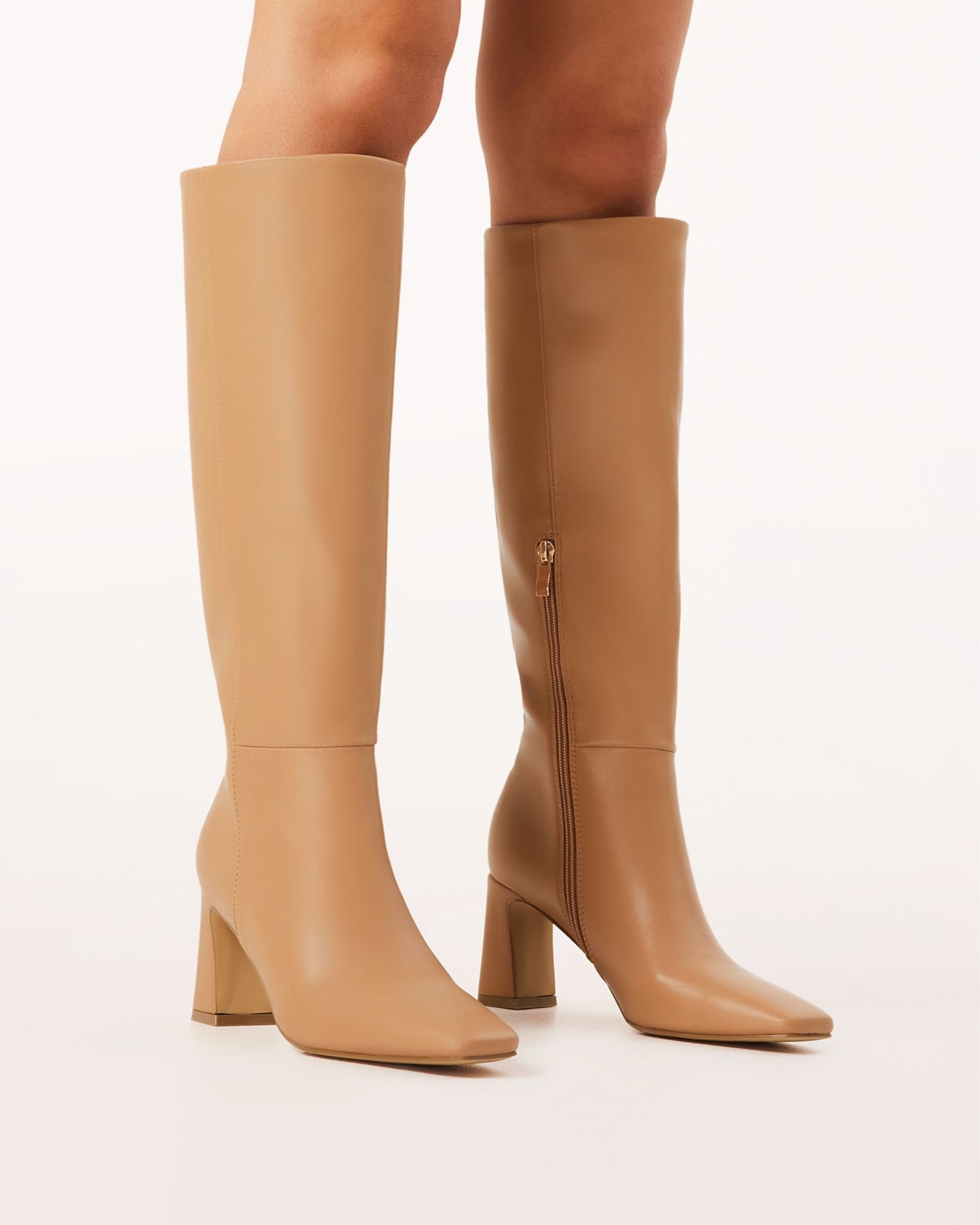 Blythe Knee-high Boots - Butterscotch Tan
