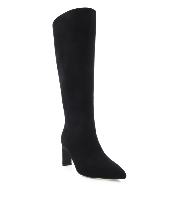 Antoinette Knee-high Boots - Black Suede