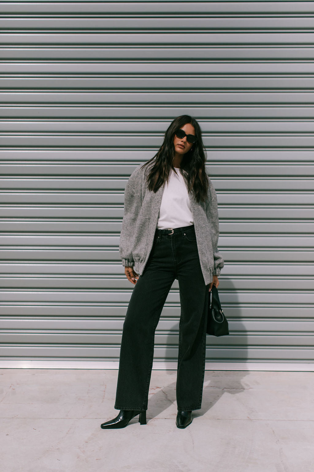 Tully Bomber Jacket - Grey