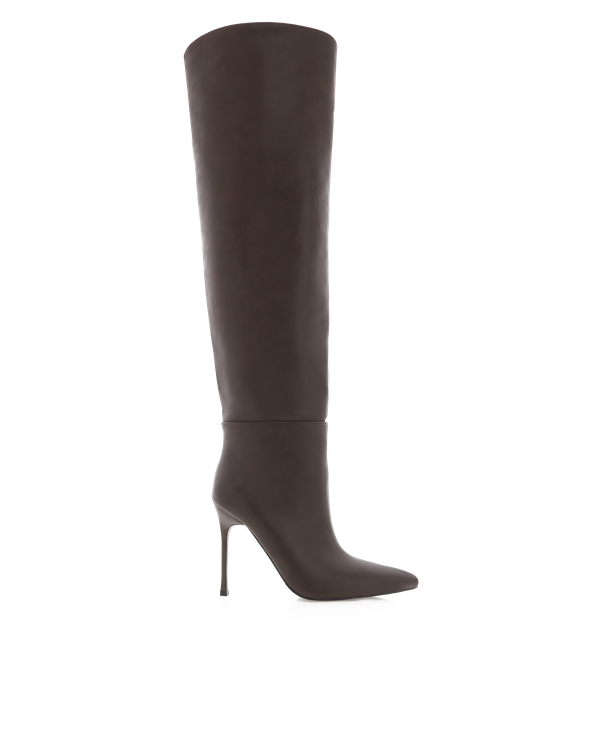 Rosella Knee-high Boots - Dark Chocolate Brown