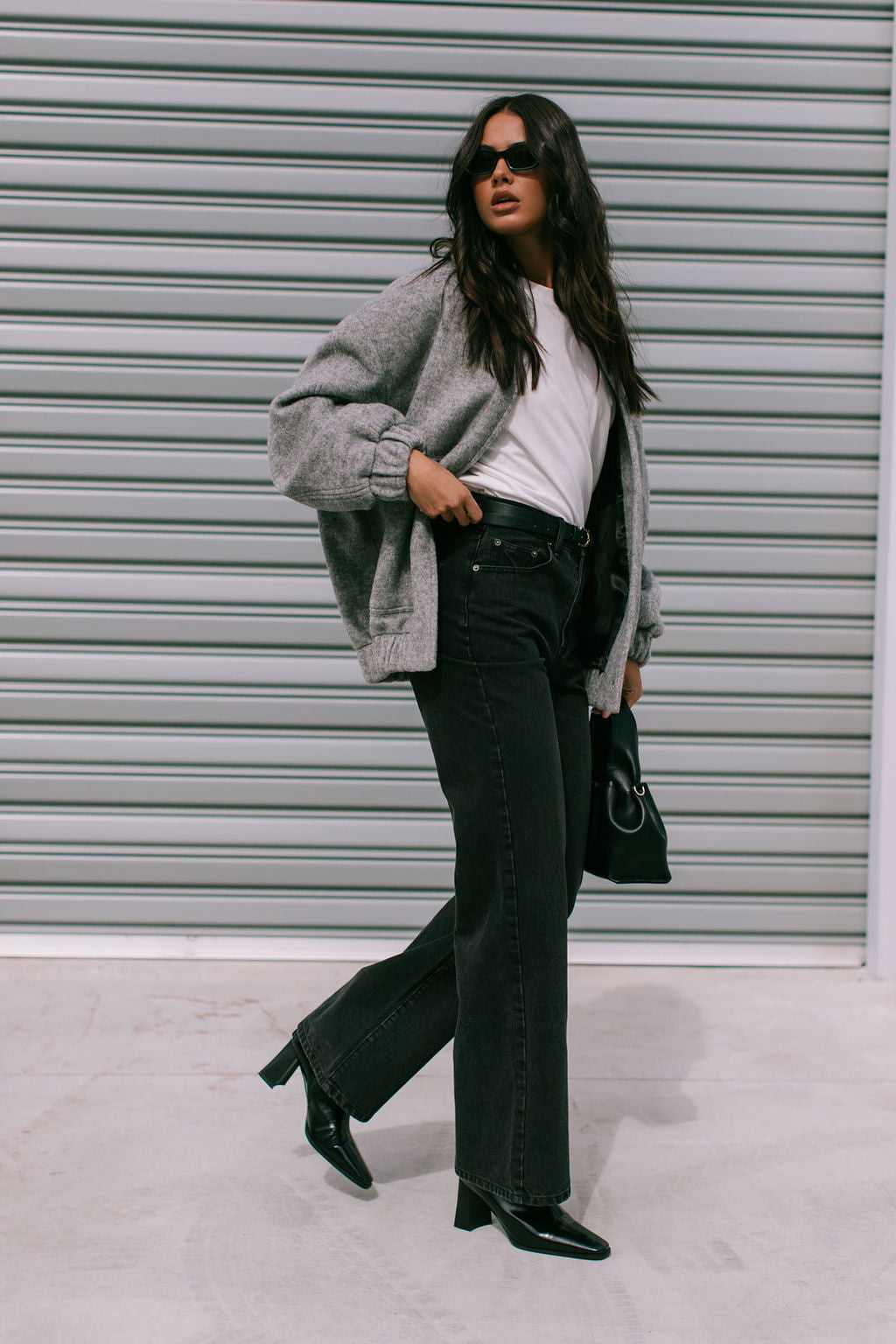 Tully Bomber Jacket - Grey