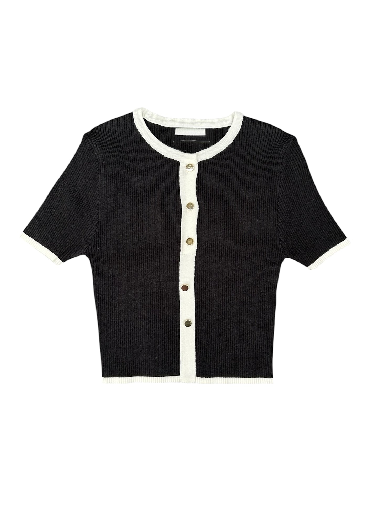 Harper Knit Set - Black/White