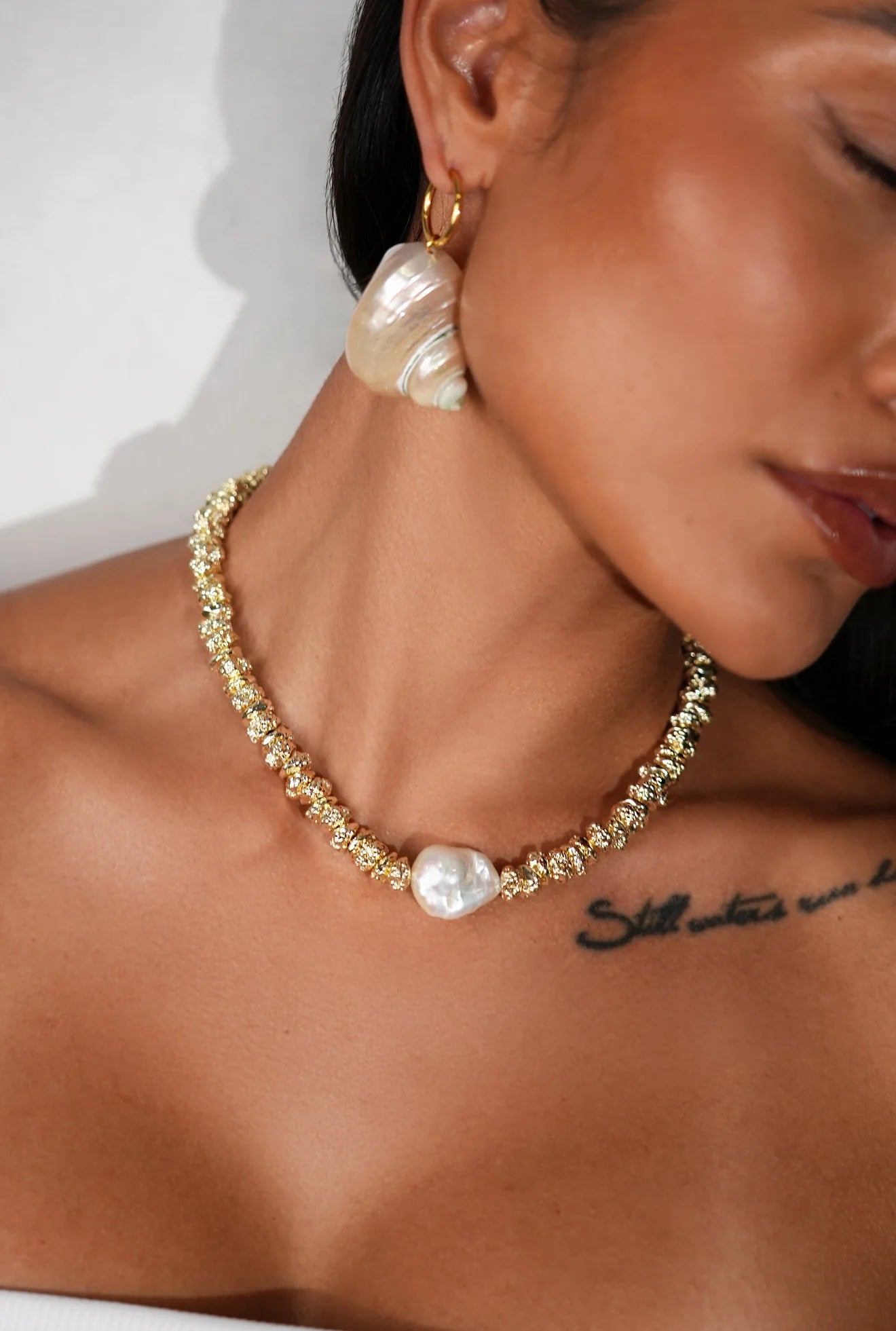 Avani Necklace Pearl