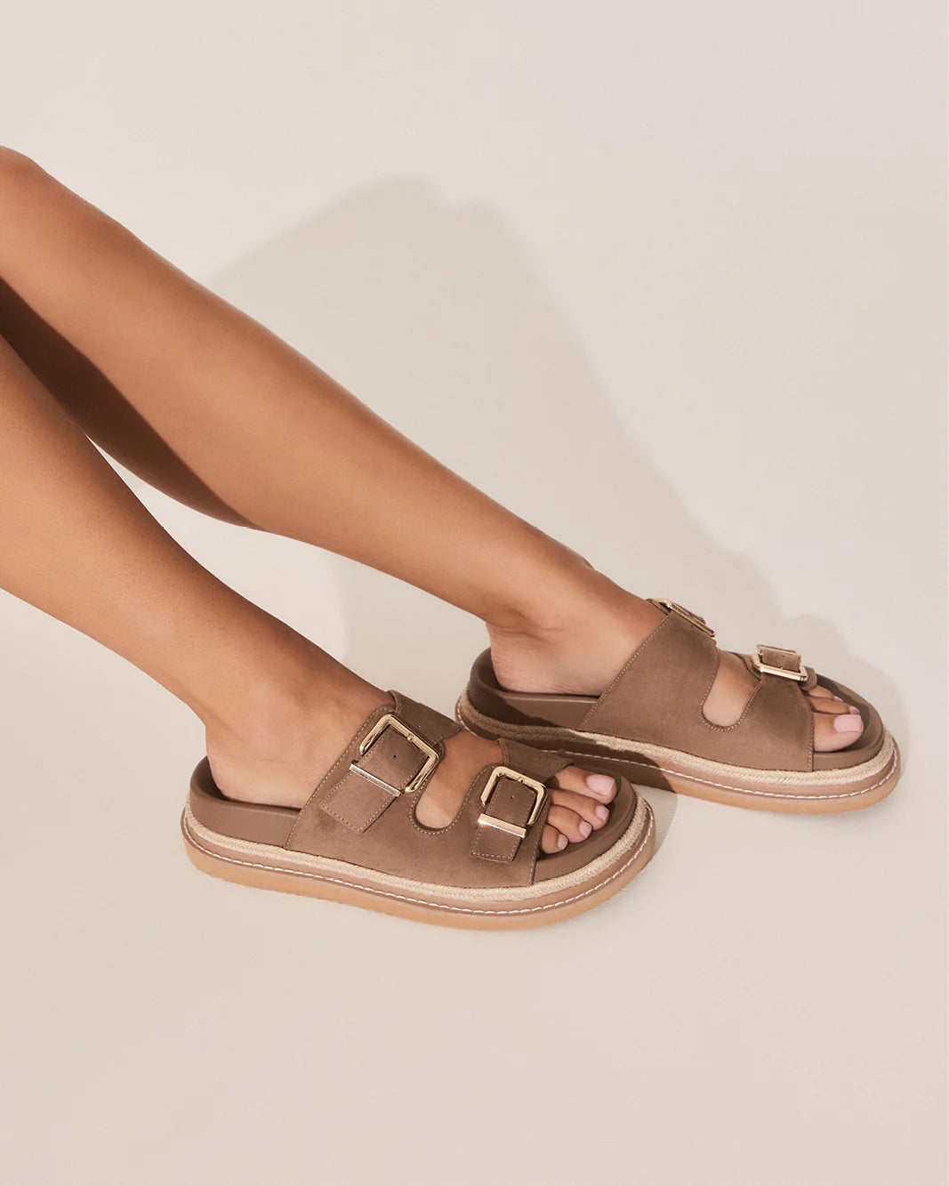 Alder Sandals - Fawn Suede