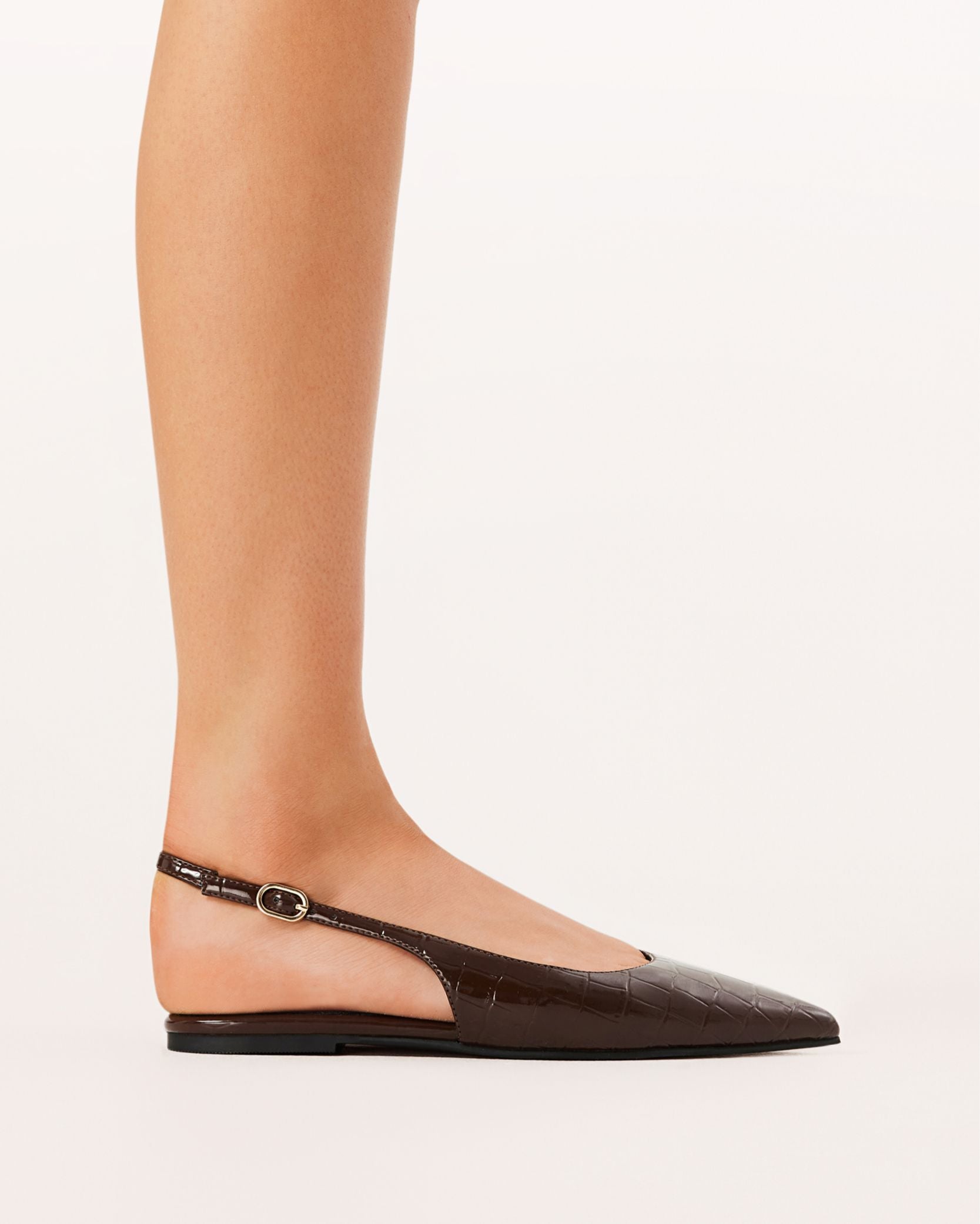 Henna Flats Dark Chocolate Patent
