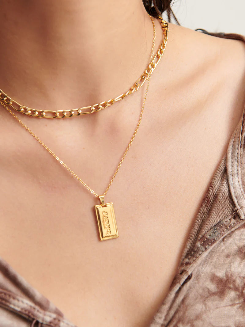 Figaro Chain Necklace Gold