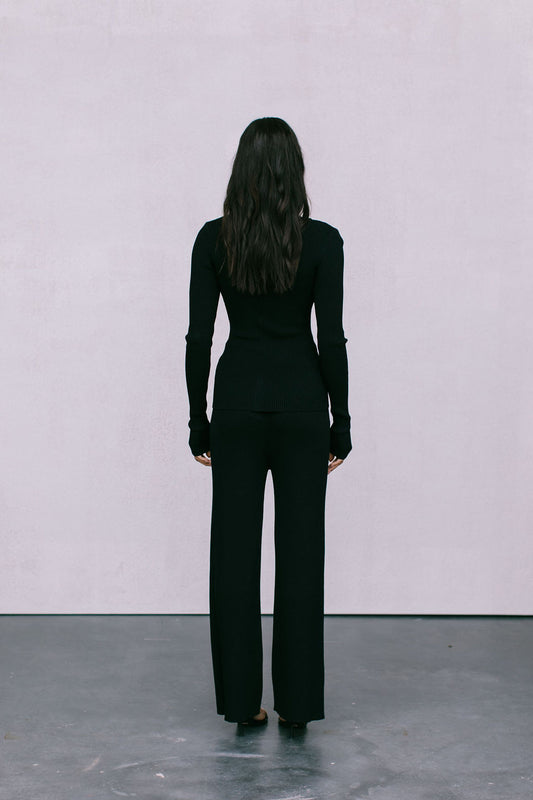 Jolene Knit Pants - Black