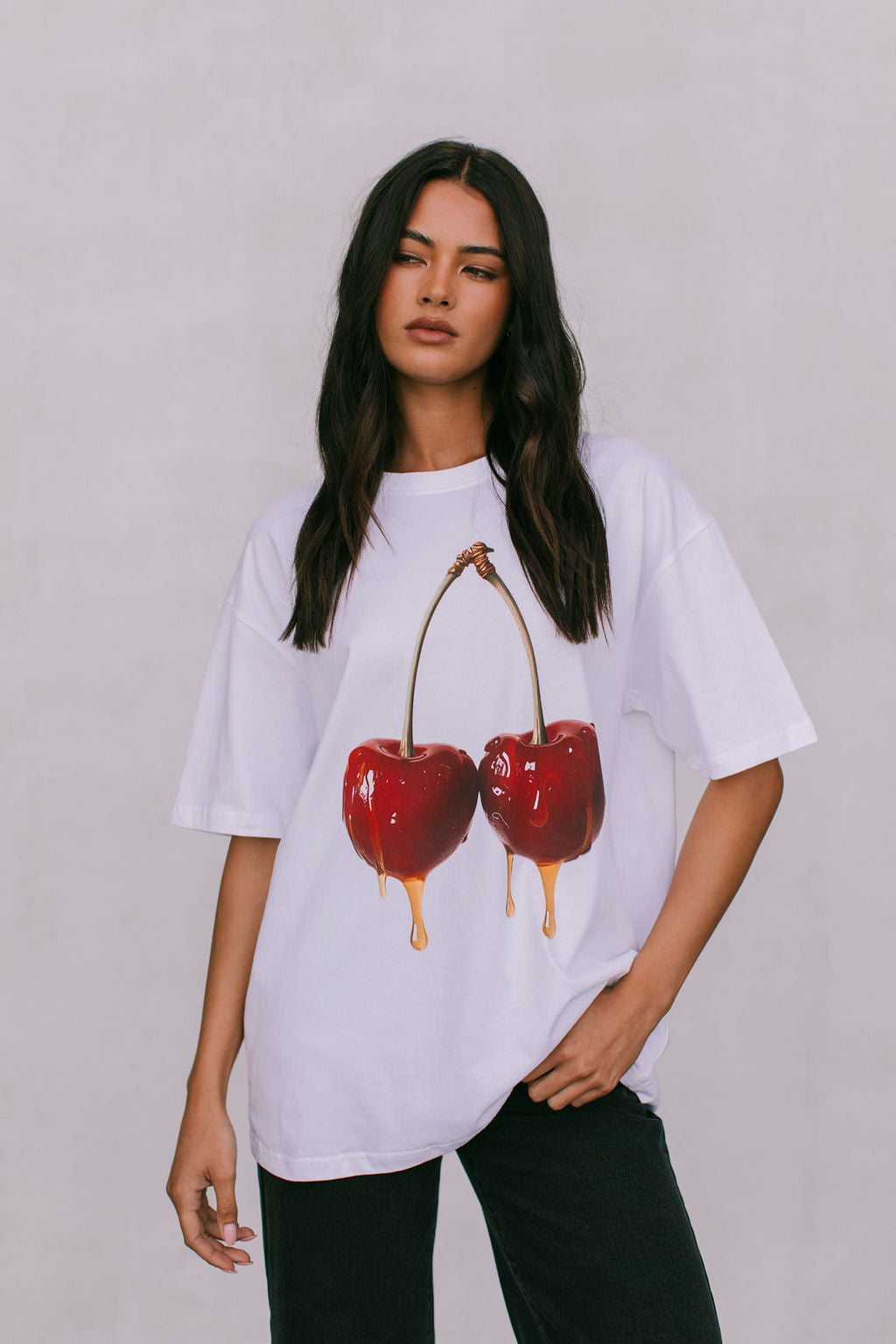 Come Get Me Honey Tee White