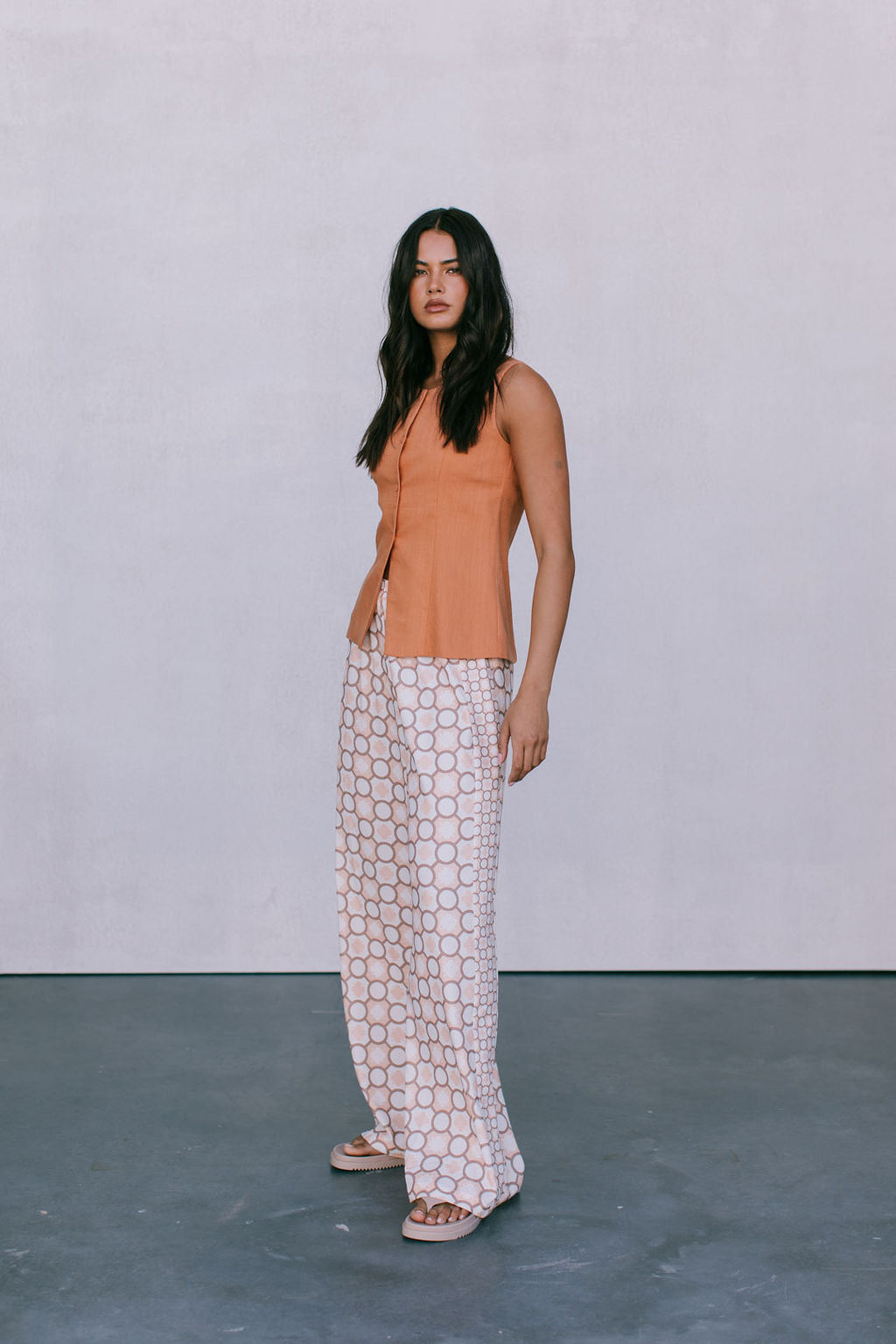 COMING SOON - Taurus Pants - Sienna Tile Print