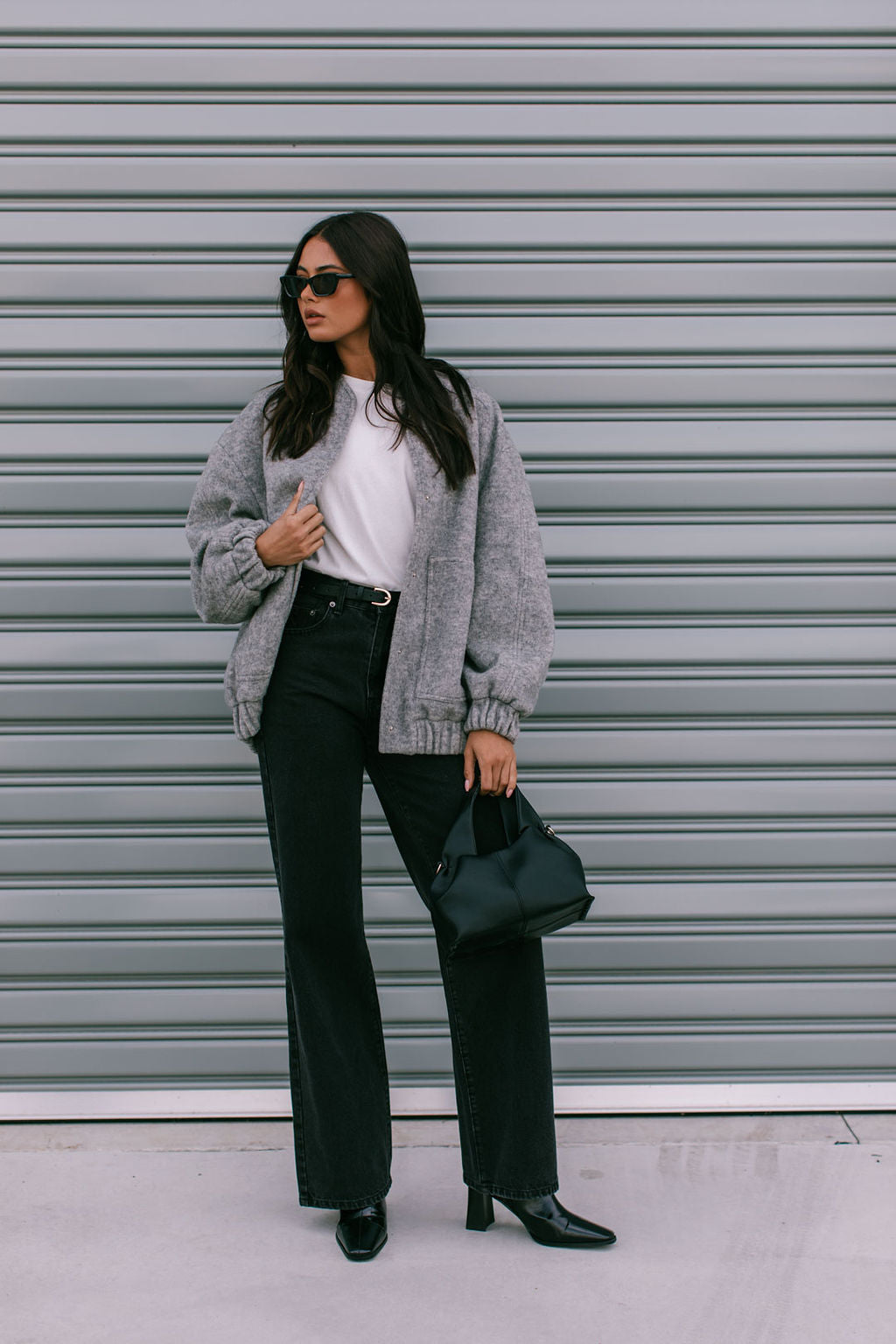 Tully Bomber Jacket - Grey