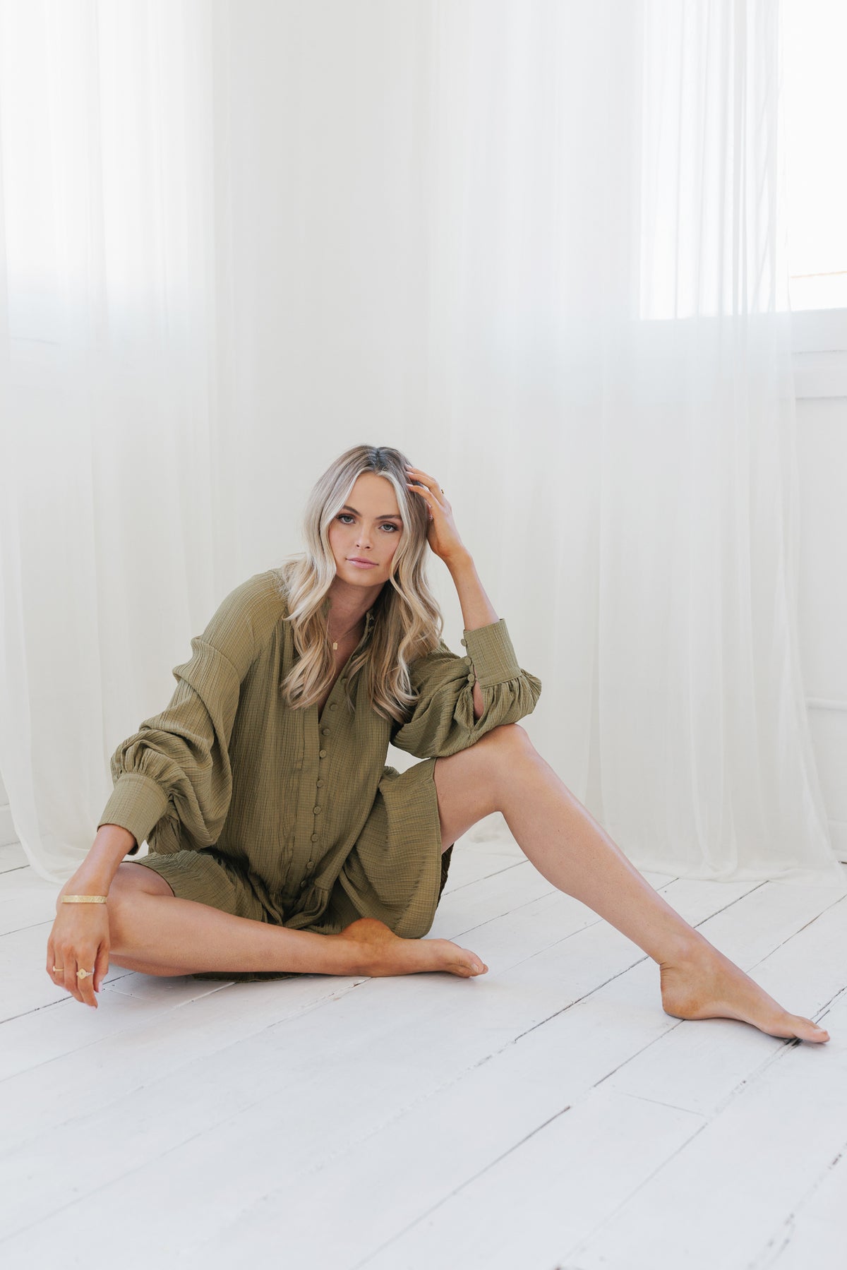 Indaco Dress - Olive