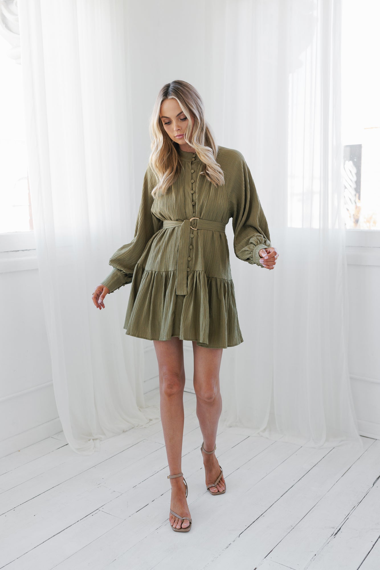 Indaco Dress - Olive