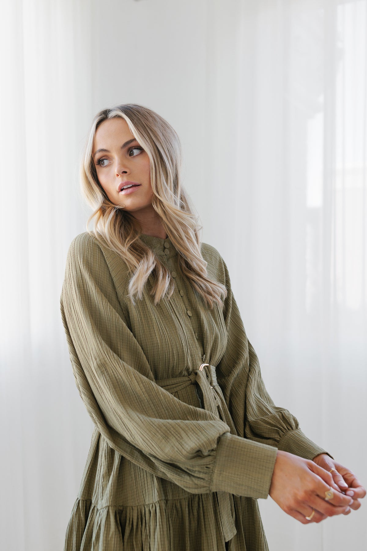 Indaco Dress - Olive