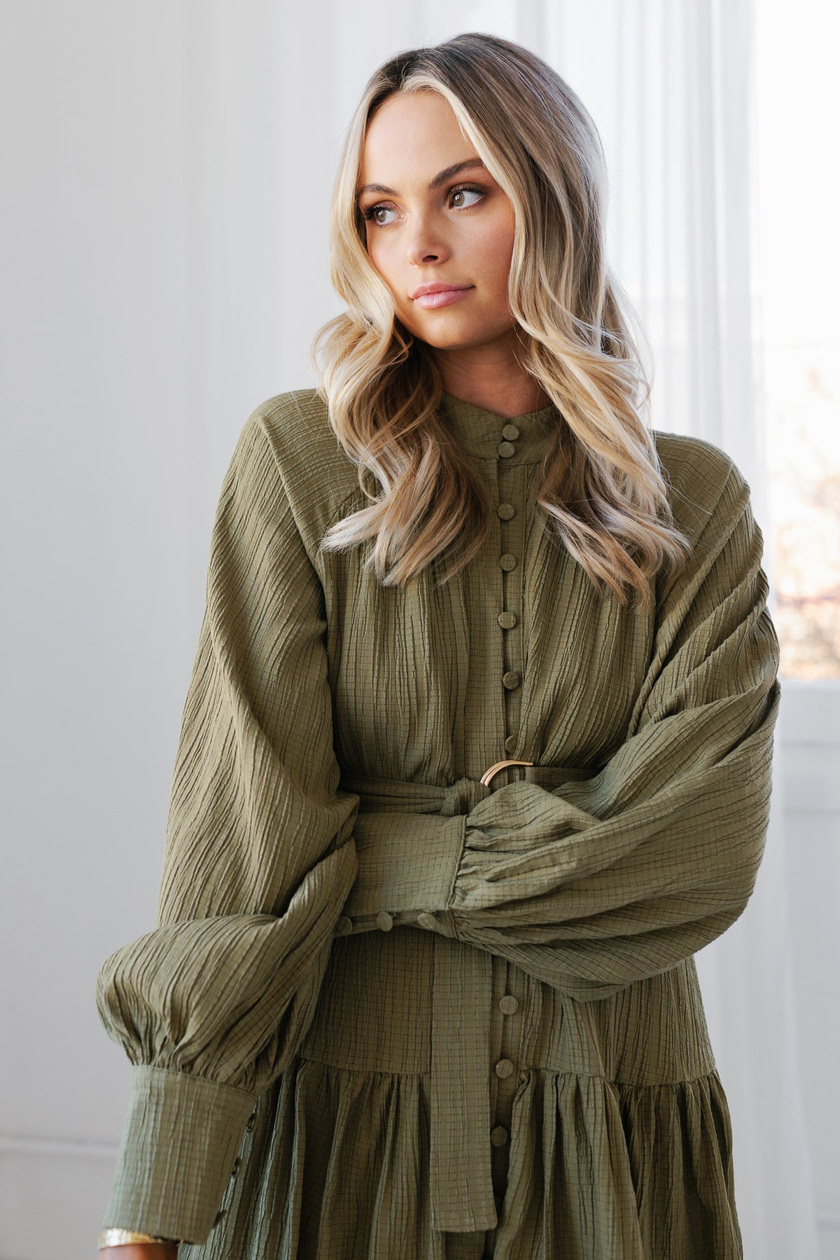 Indaco Dress - Olive