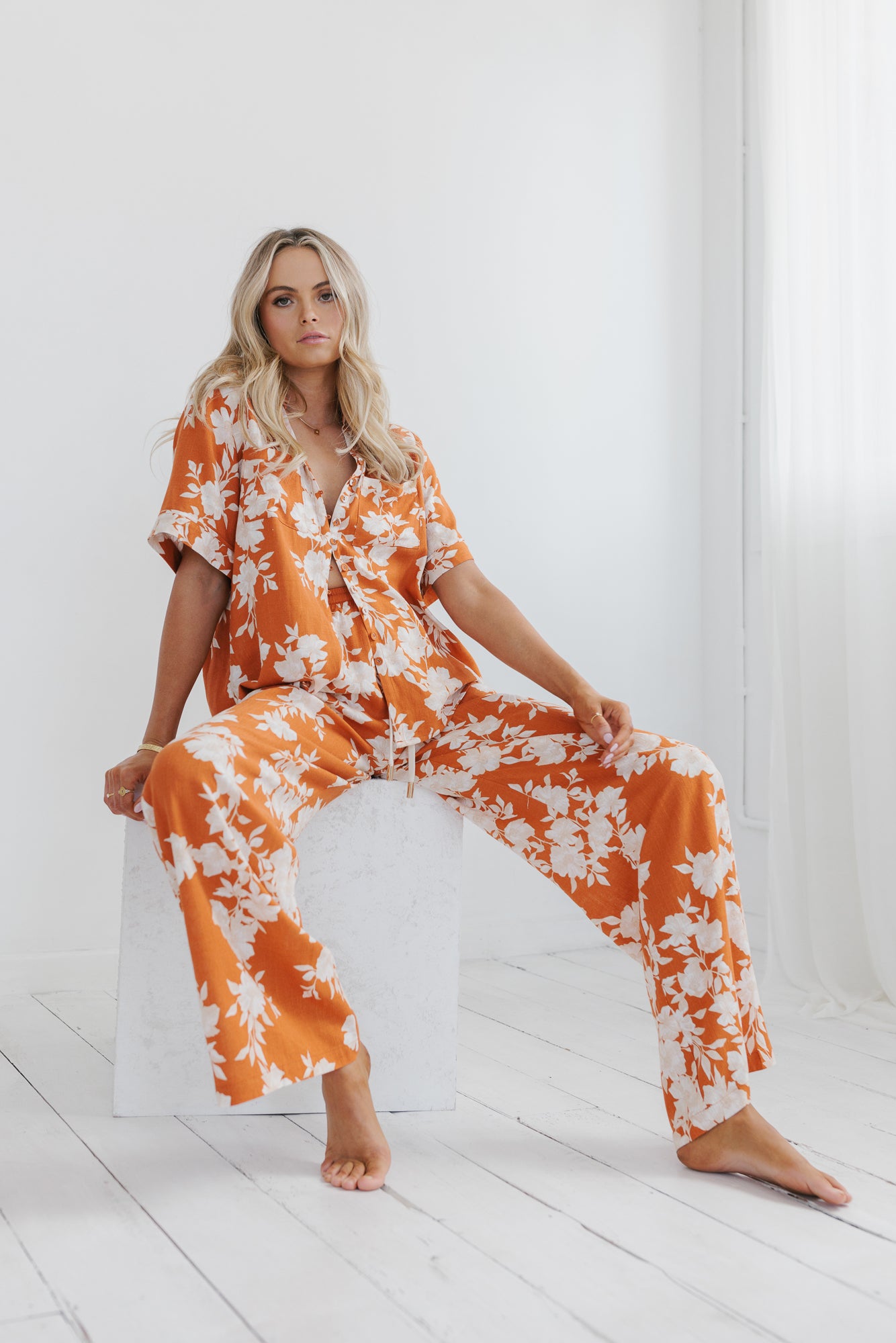 Citta Pants Auburn Floral