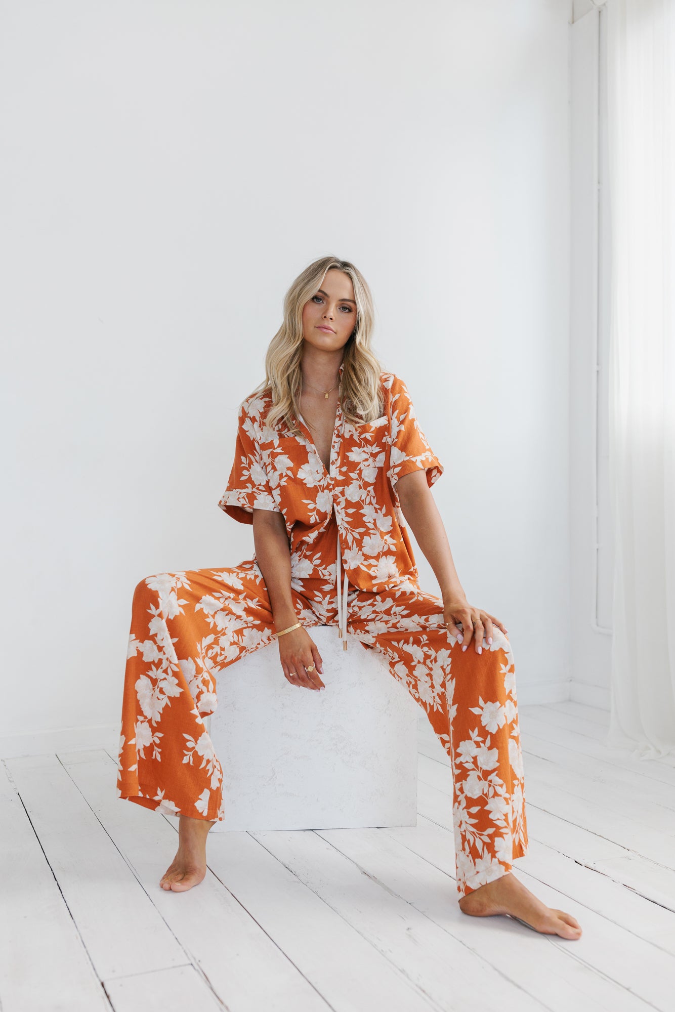Citta Pants Auburn Floral