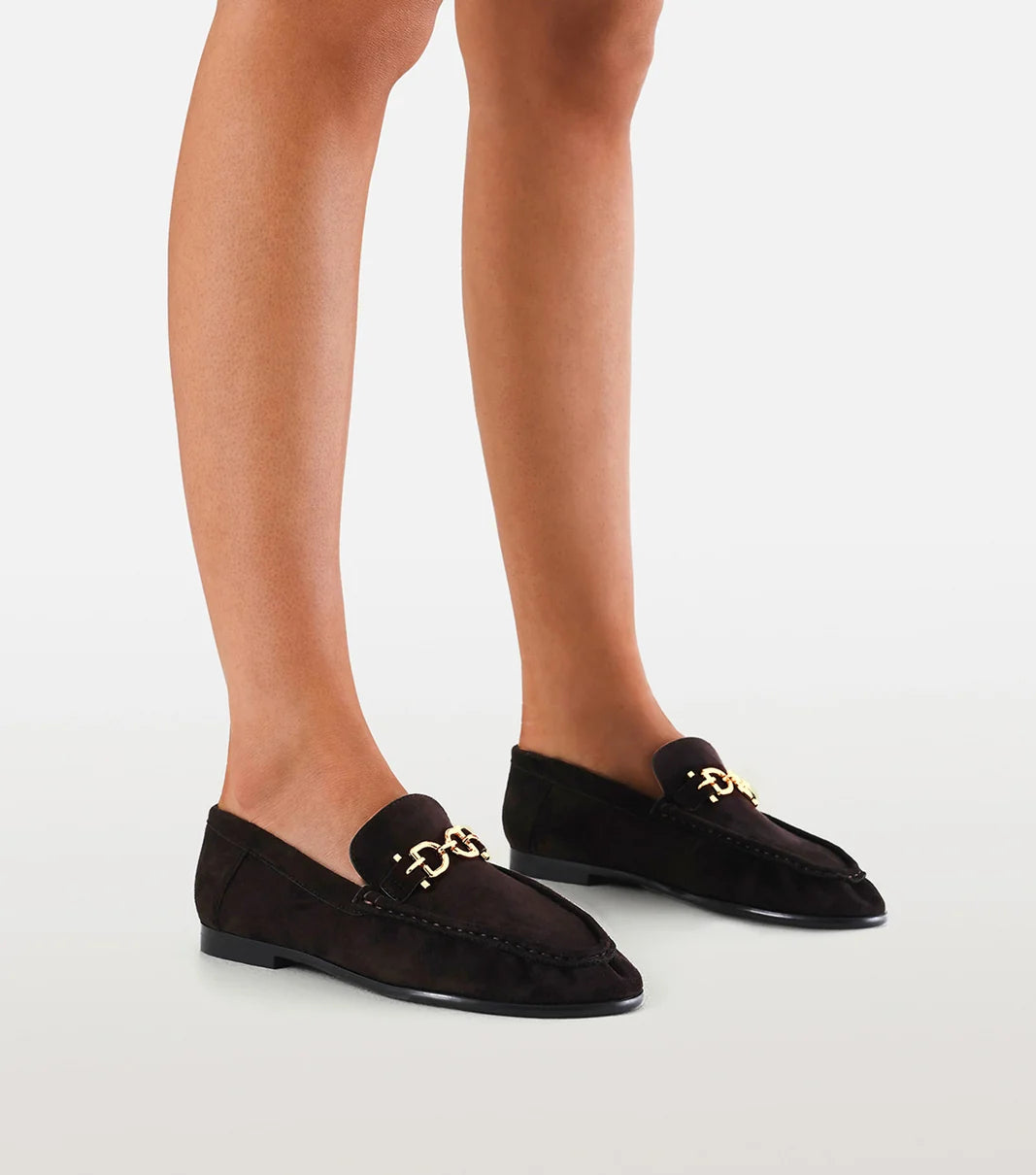 Devorah Loafer Dark Chocolate Suede