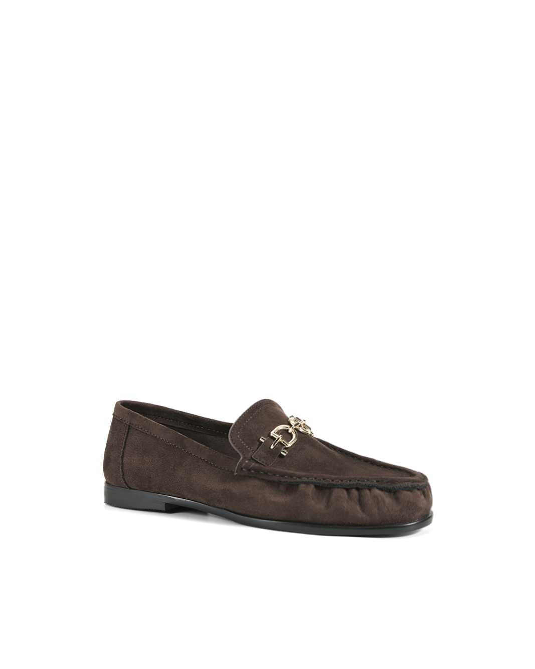 Devorah Loafer Dark Chocolate Suede