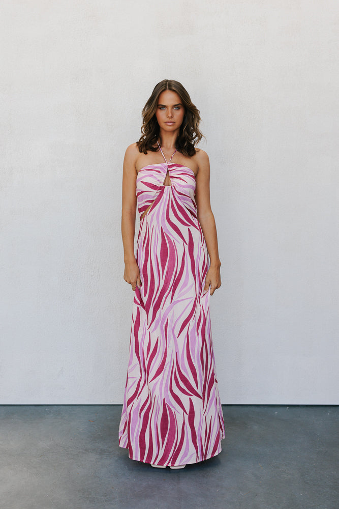 Darie Dress - Pink Print