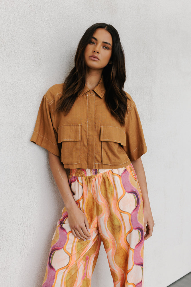 Davinci Pants Paris Print