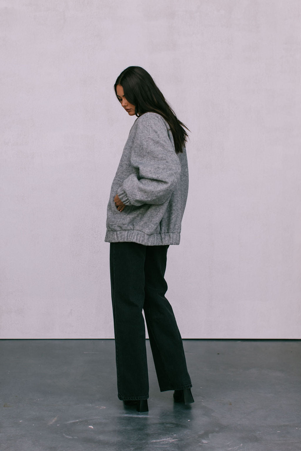 Tully Bomber Jacket - Grey