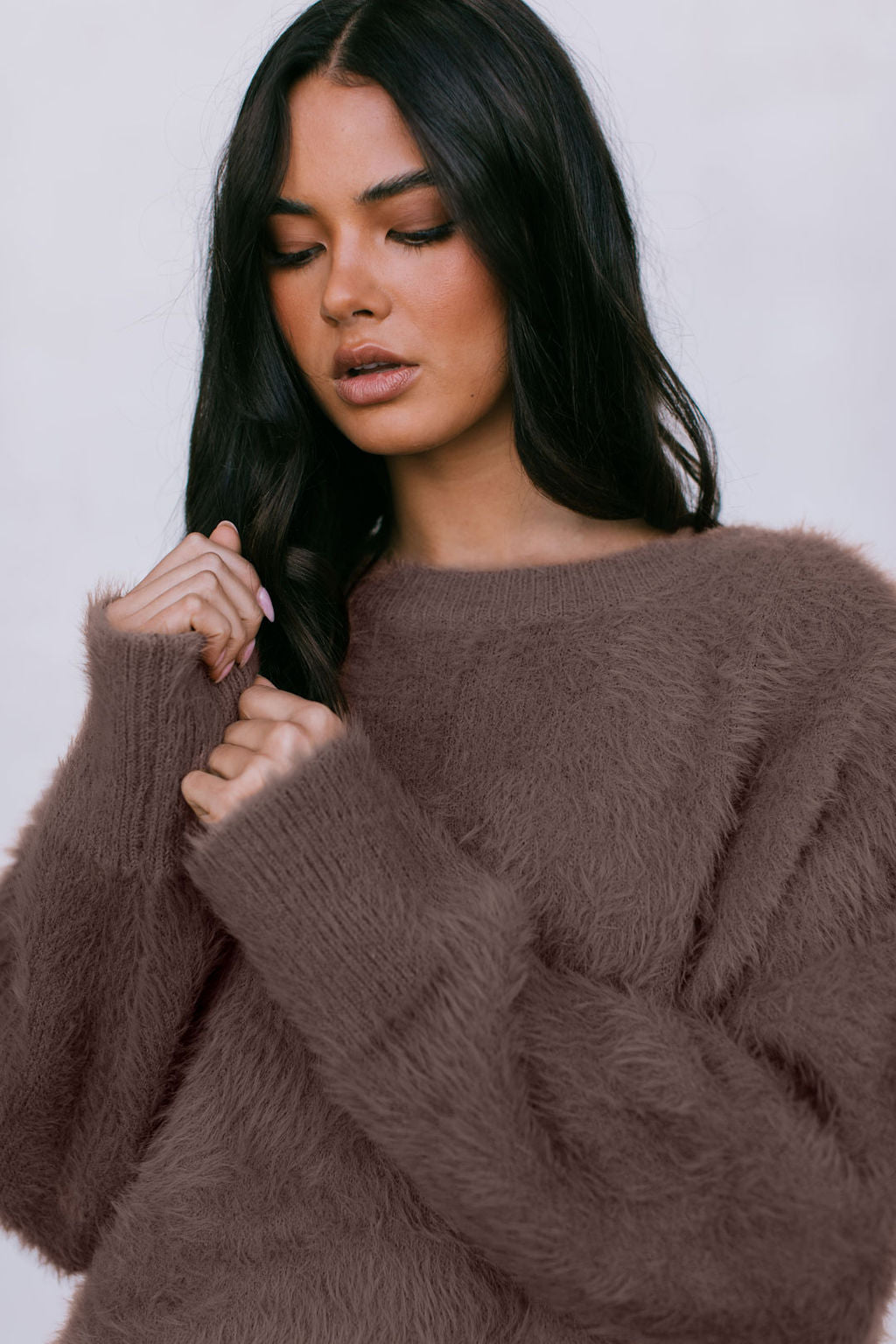 Willow Knit Jumper - Chocolate Brown