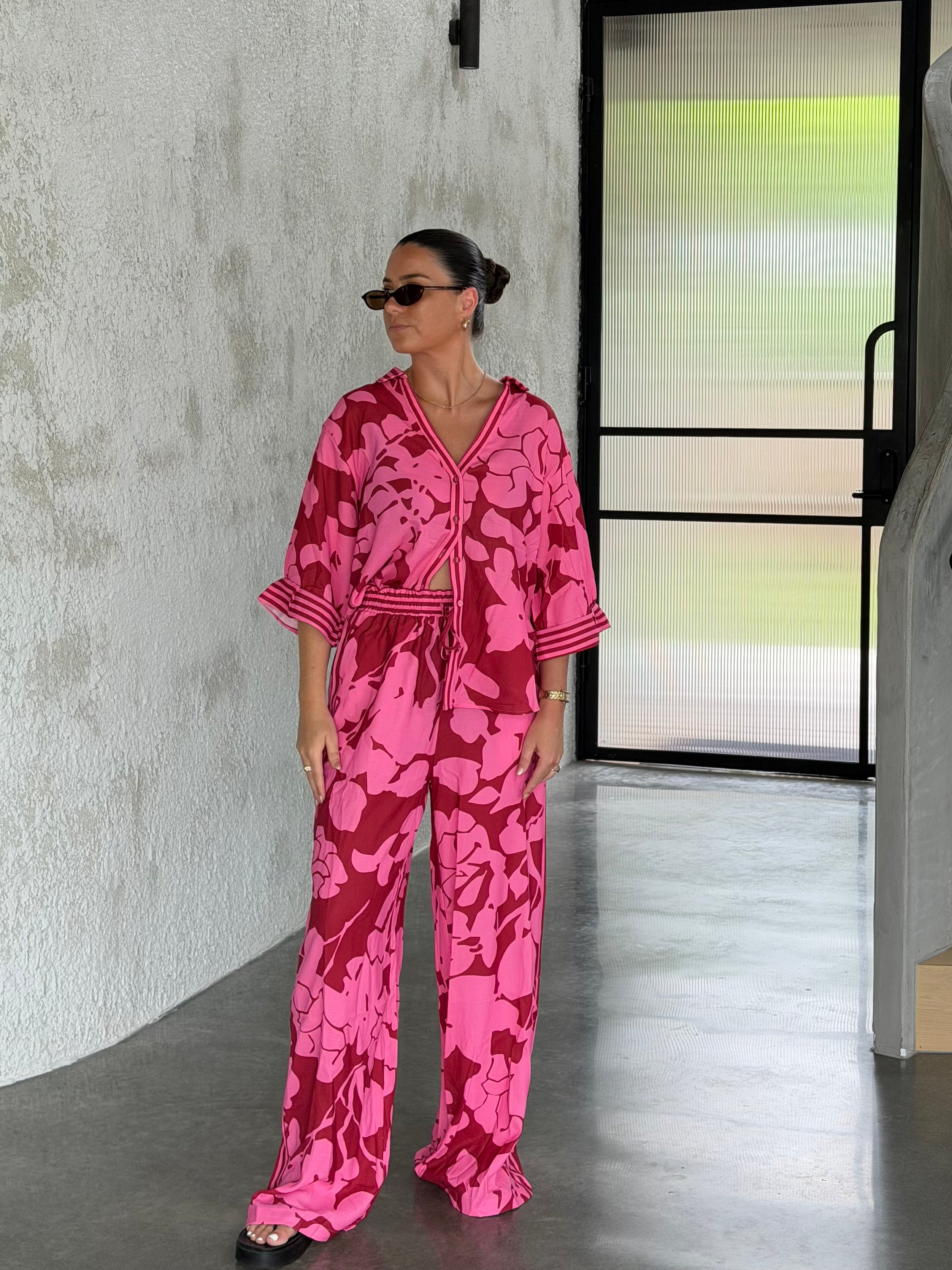 Tripoli Set Plum Floral