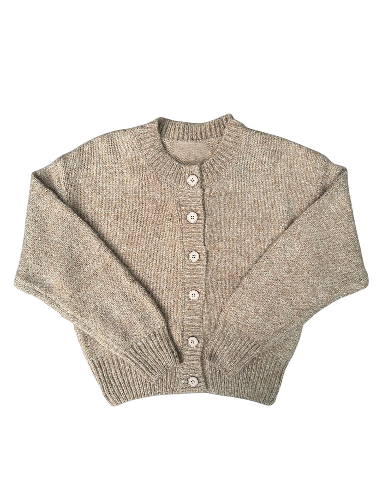 Harriet Knit Cardigan - Mocha Brown Marle