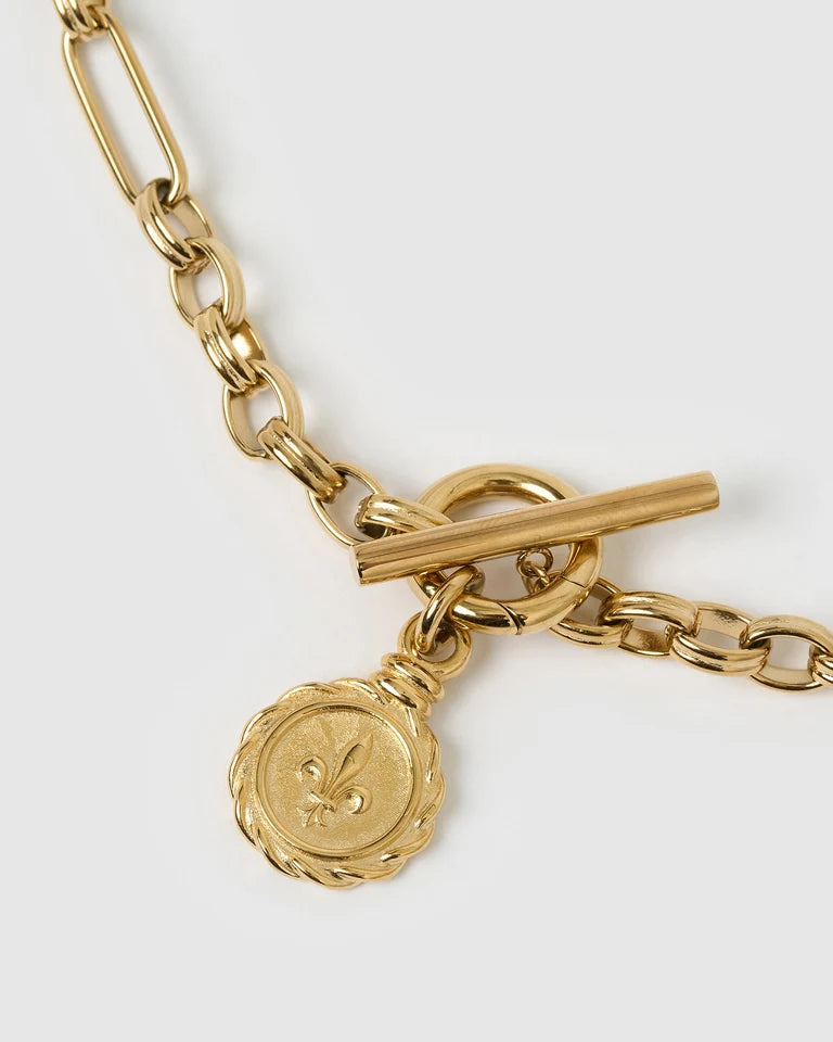Fleur Necklace Gold