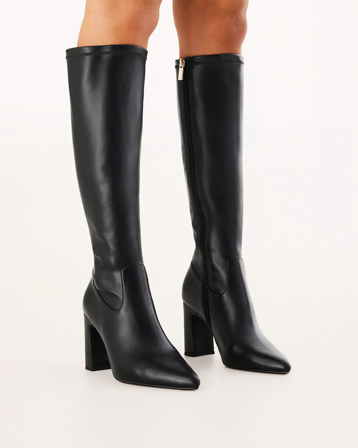 Freddy Knee High Boots - Black