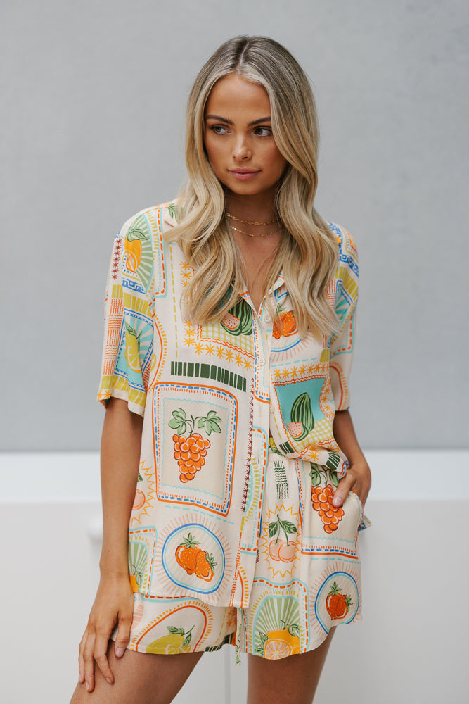 Gilby Shorts Tropicana Print