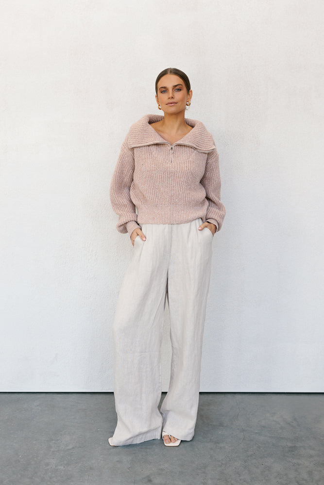 Finlay Knit - Musk Marle