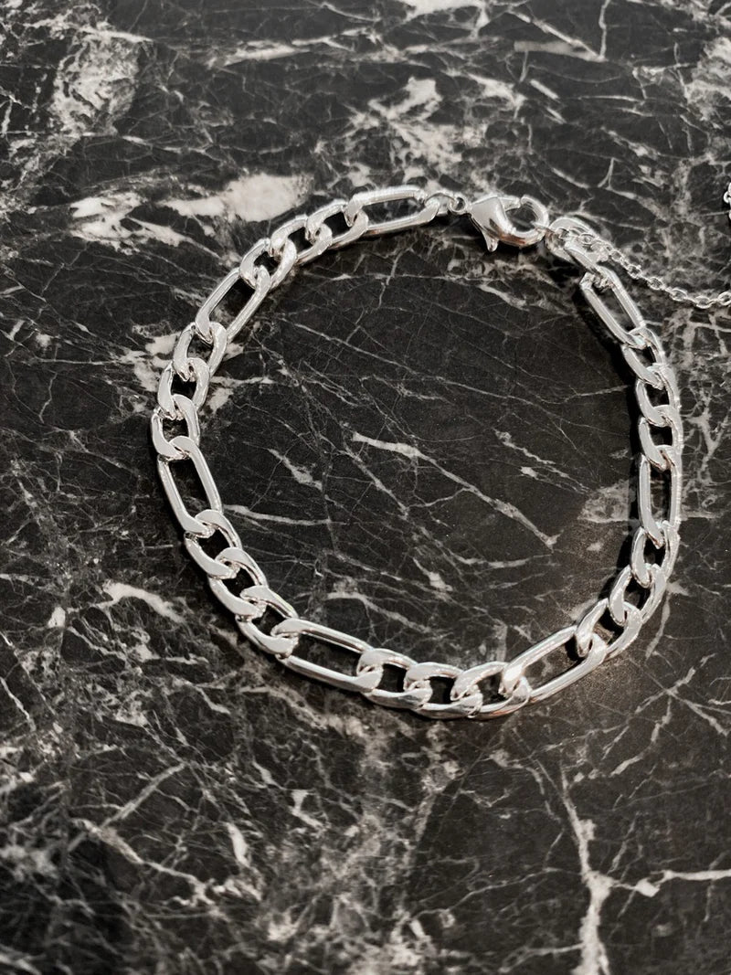 Garzie Chain Bracelet Silver