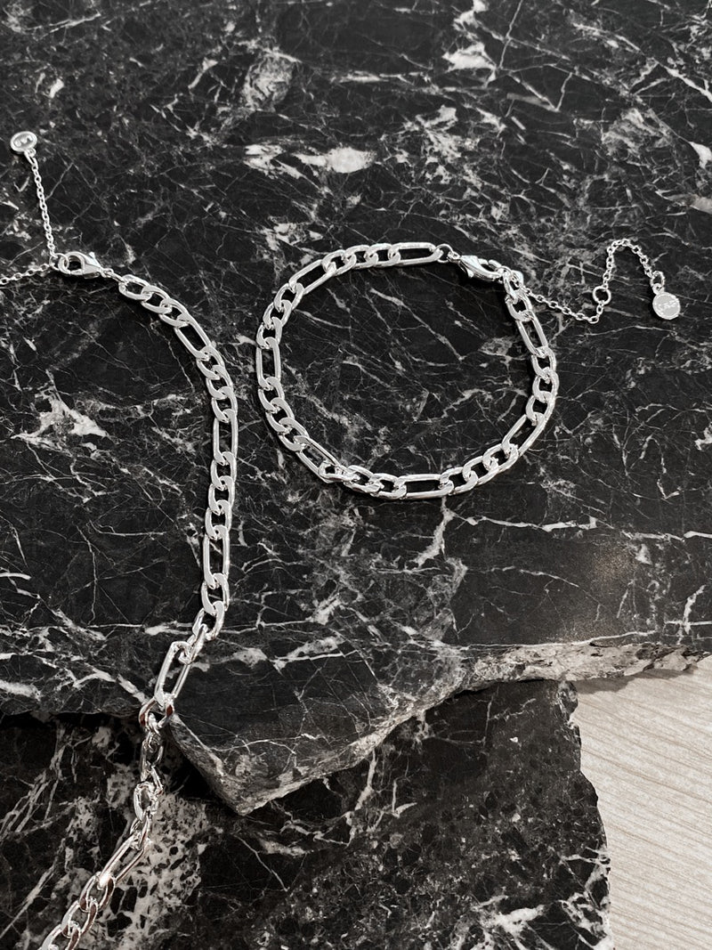 Garzie Chain Bracelet Silver