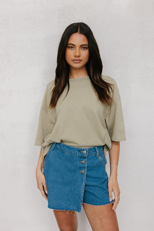 Kell Tee - Soft Khaki