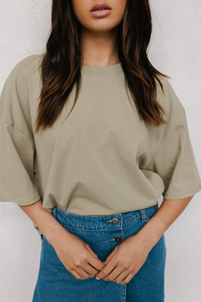 Kell Tee - Soft Khaki