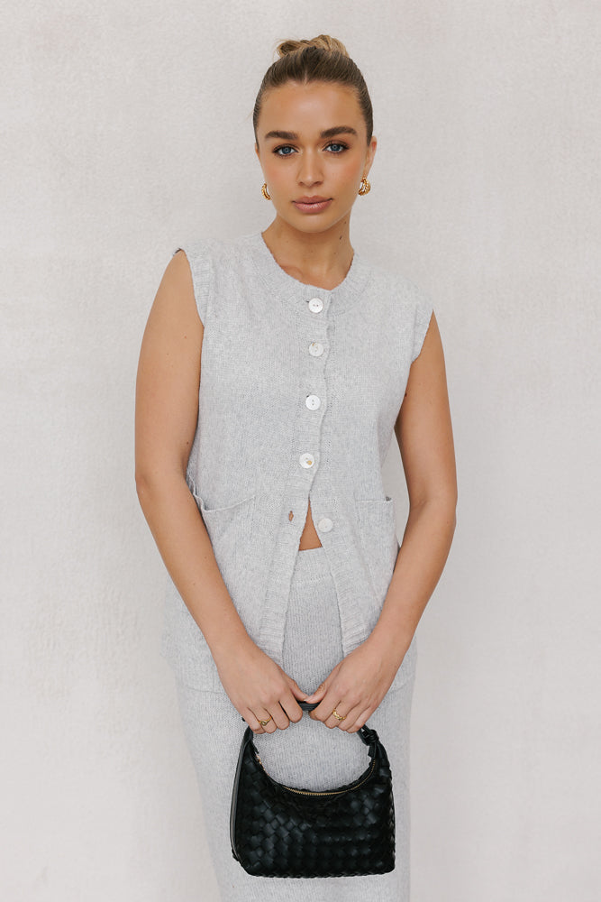Chase Knit Set Ice Grey Marle