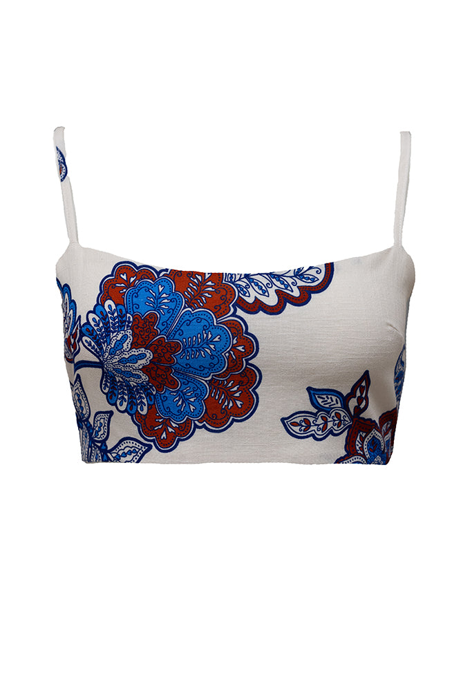 Hadley Top Paisley Print