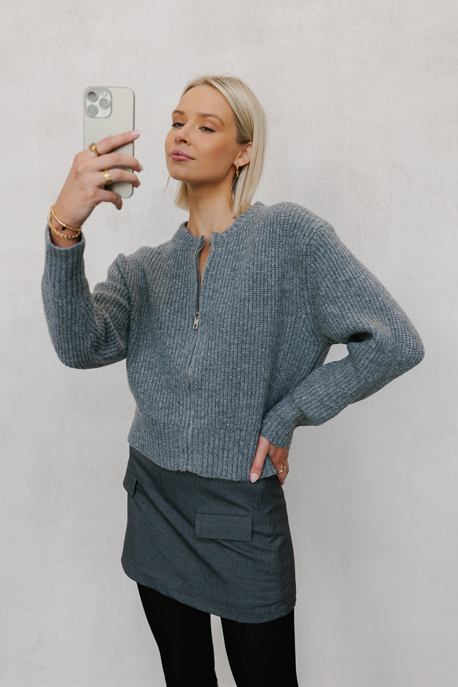 Patty Knit Charcoal Marle