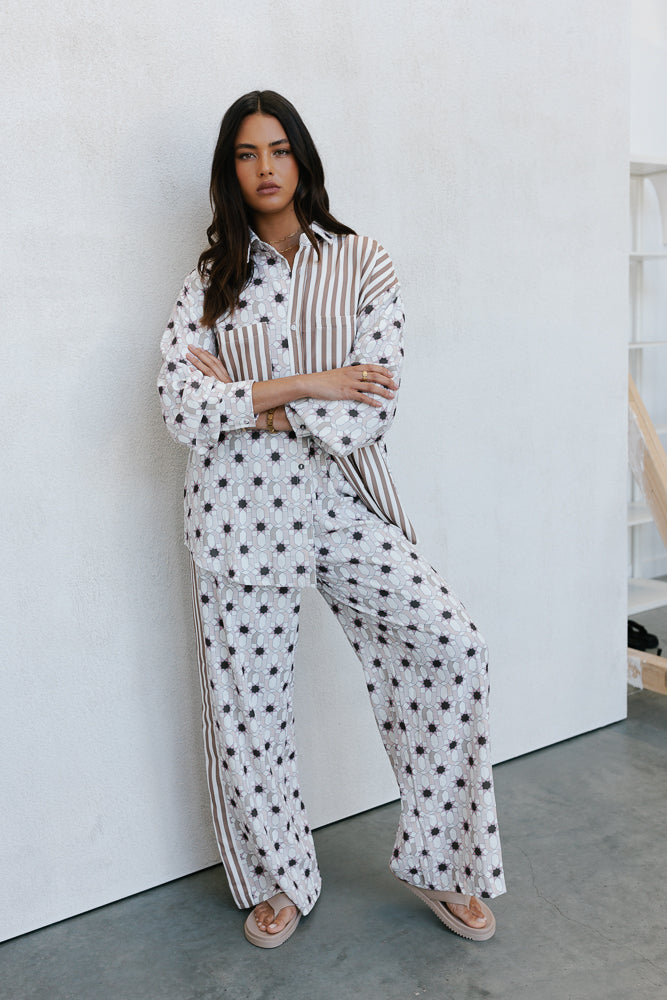 Aviary Pant Sable Print