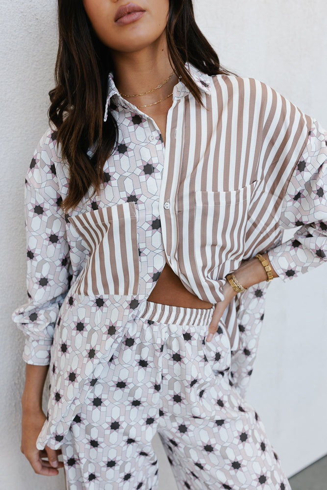 Aviary Pant Sable Print