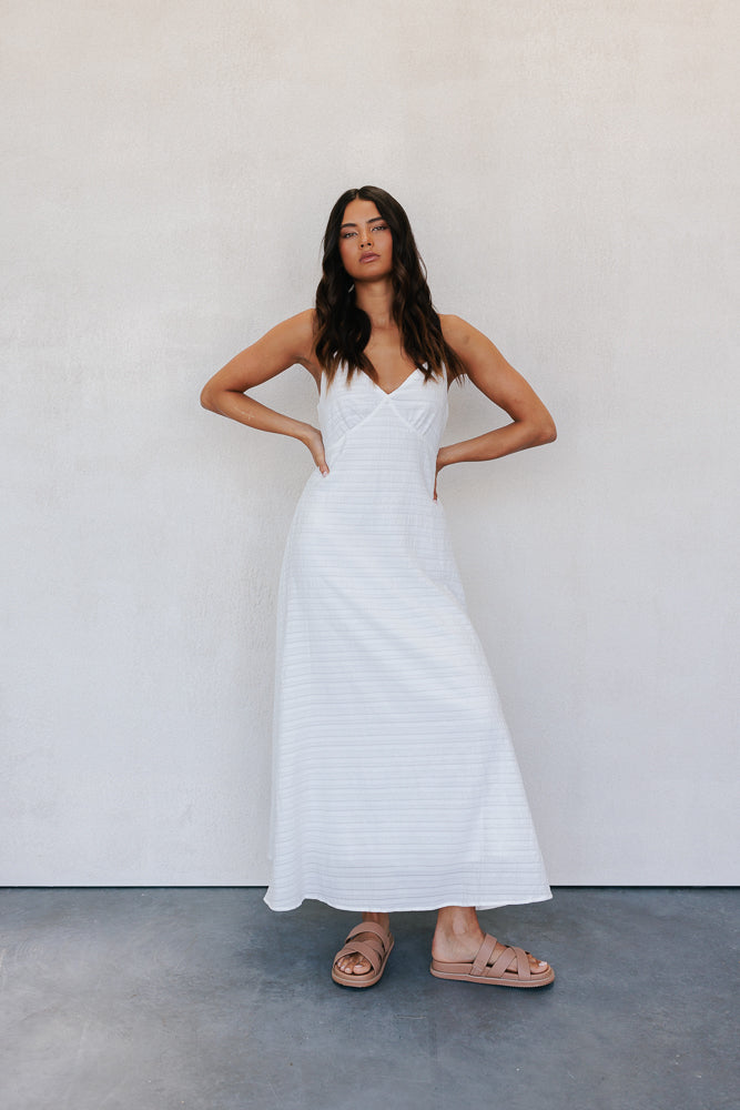 Hyacinth Maxi Dress - White