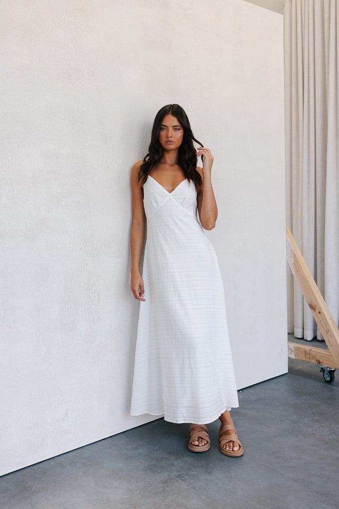 Hyacinth Maxi Dress - White