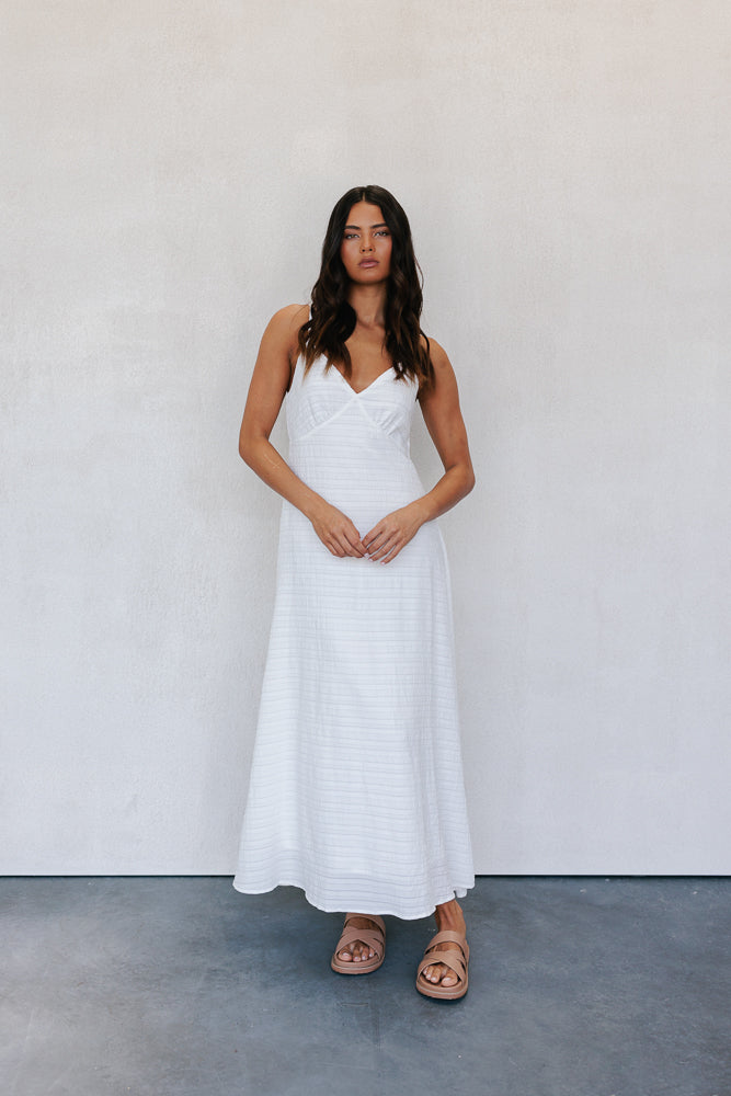 Hyacinth Maxi Dress - White